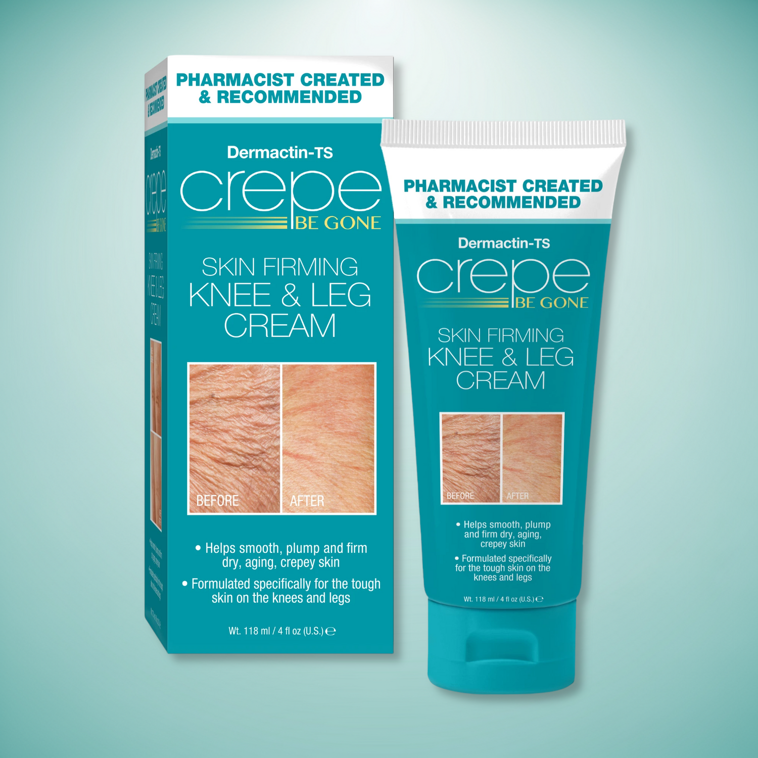 Crepe Be Gone Skin Firming Knee & Leg Cream 4 oz.