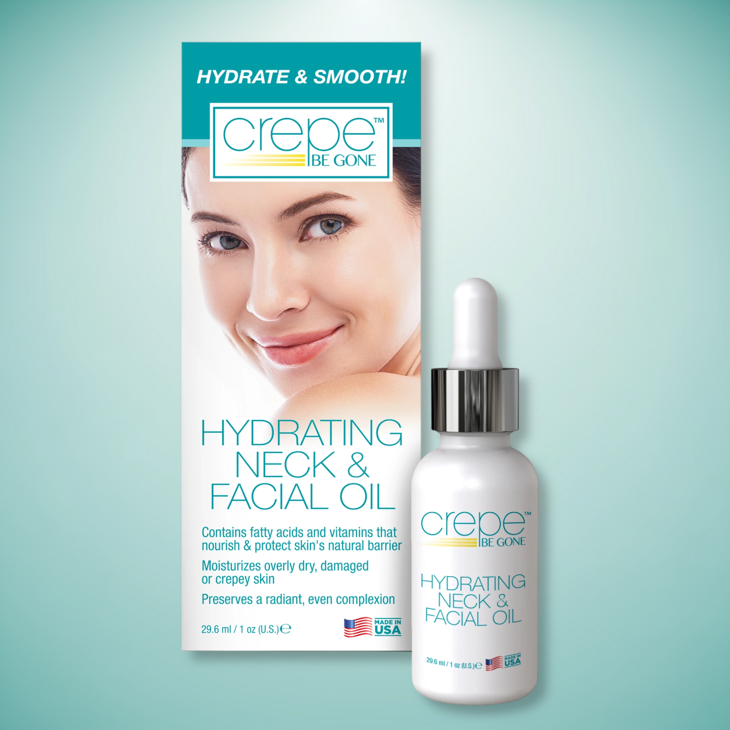 Crepe Be Gone Hydrating Neck & Facial Oil 1 oz.